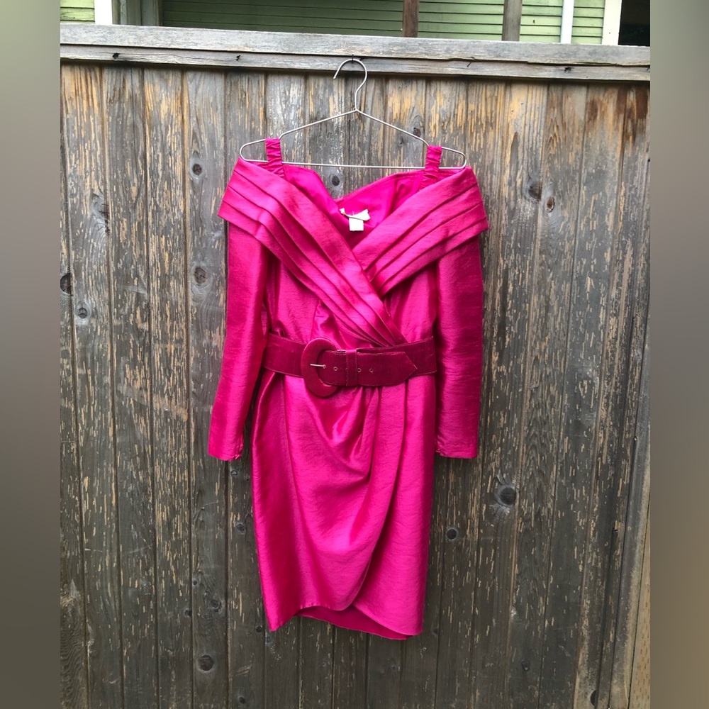 Hot pink Cache dress